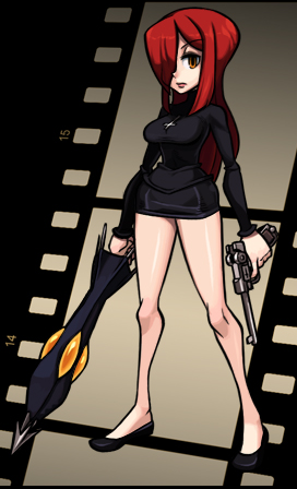 skullgirls parasoul kneesocks